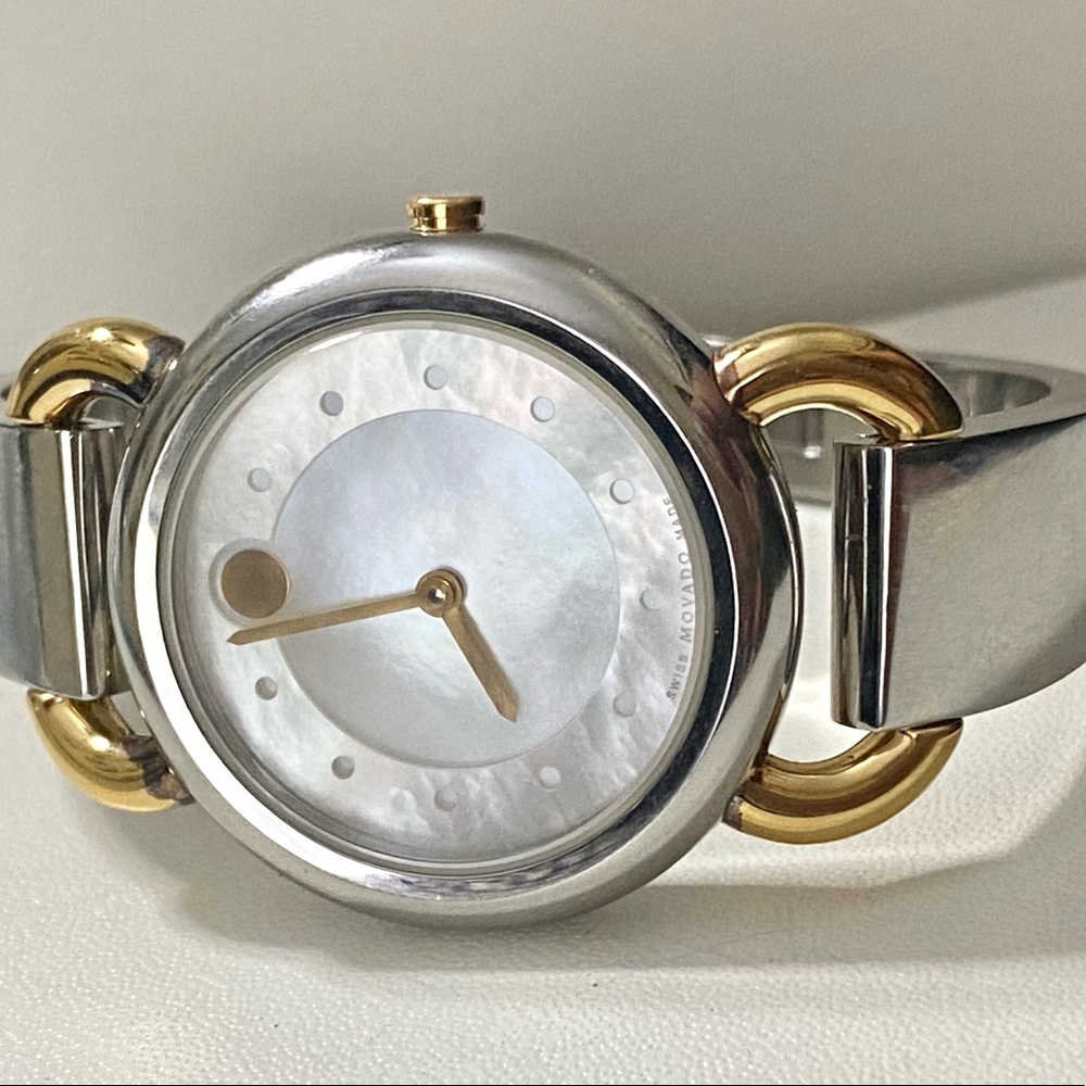 Ladies Two Toned Movado Bracelet Watch